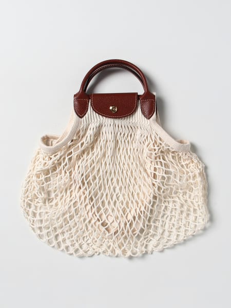 Longchamp Le Pliage mesh shopping bag