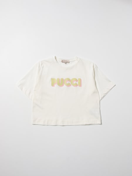 PUCCI Junior logo-print cotton T-shirt - White