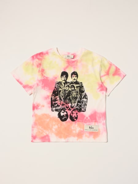 Stella McCartney bambino: T-shirt The Beatles Stella McCartney in cotone tie dye