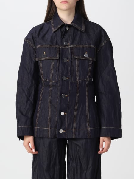 Bottega Veneta Salon 03 stitches denim jacket