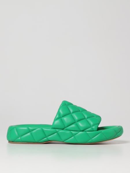 Bottega Veneta Padded quilted leather sandals