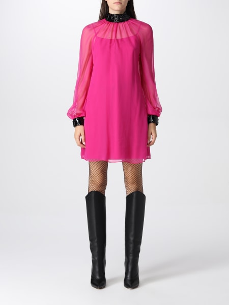 Moschino: Abito Moschino Couture in chiffon di seta