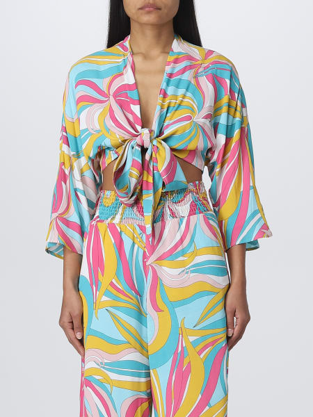 Pinko: Blusa Pinko in viscosa stampata