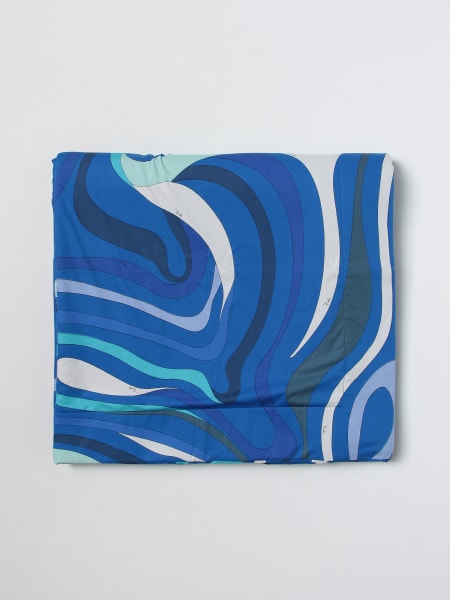 Pucci bath towel in printed cotton