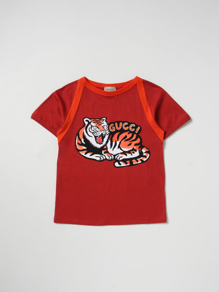 Gucci cotton t-shirt with tiger print