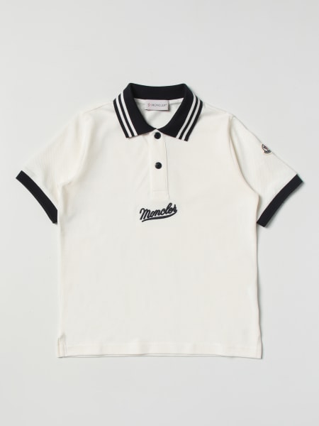 Moncler polo: Moncler cotton polo shirt with logo