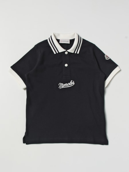 Moncler polo: Moncler cotton polo shirt with logo