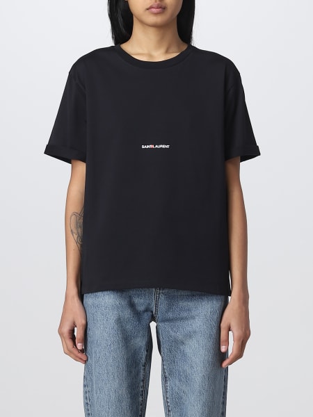 Saint Laurent T-shirt for Women SS25 | GIGLIO.COM