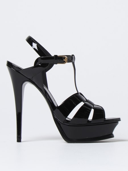 Saint Laurent shoes: Saint Laurent Tribute leather sandals