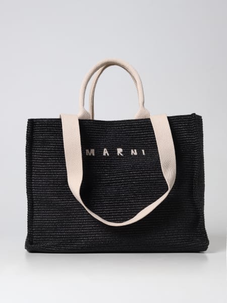 Marni bag in woven raffia