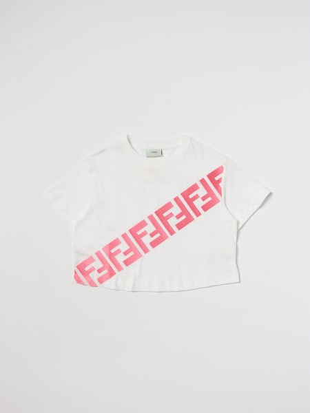 T-shirt fille Fendi Kids