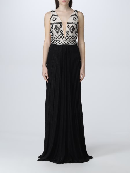 Elisabetta Franchi dress in lurex jersey