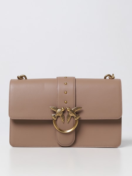 Pinko: Borsa Love One Pinko in pelle
