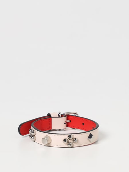 Christian Louboutin Loubicollar collar in leather with Spikes