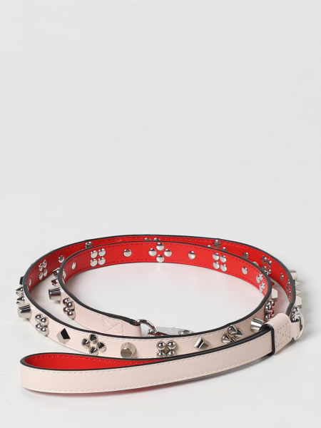 Christian Louboutin Loubileash leather leash with Spikes