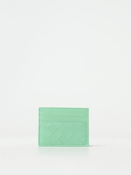 Bottega Veneta credit card holder in woven nappa