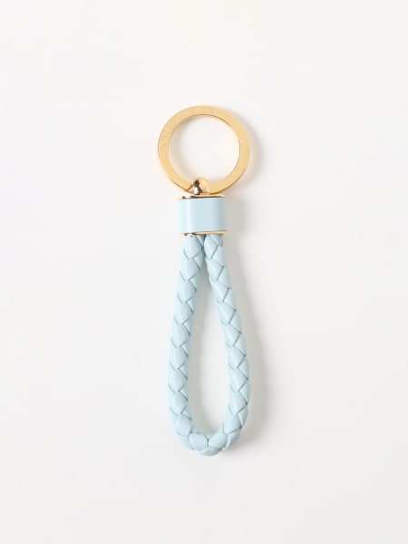 Bottega Veneta Intreccio key ring in woven leather