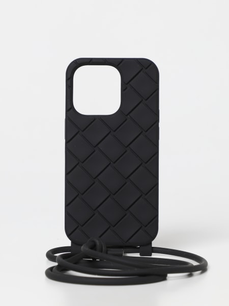 Bottega Veneta Cover for Iphone 14 Pro in silicone with woven pattern