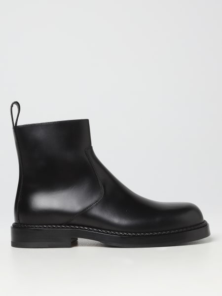 Bottega Veneta Strut leather ankle boots with zip