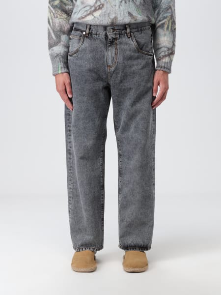 Men's Etro: Etro jeans in denim with embroidered logo