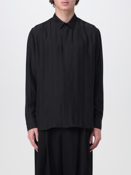 Saint Laurent pinstripe shirt in organic silk