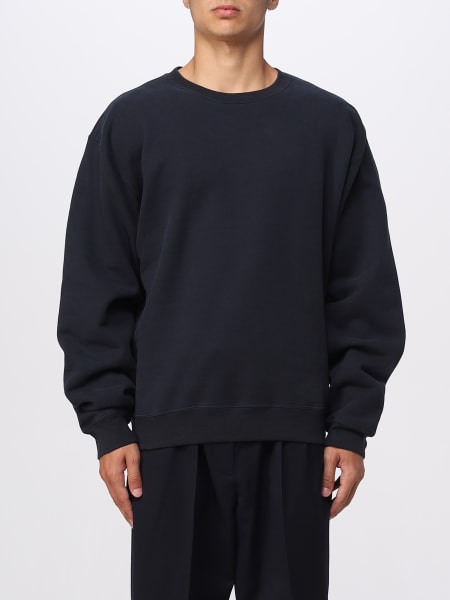 Saint Laurent sweatshirt in organic cotton with embroidered logo