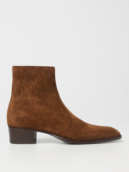 Saint Laurent Wyatt suede ankle boots