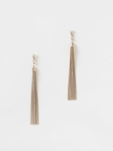 Saint Laurent Lou Lou earrings in brass