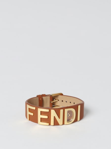 Fendi Fendigraphy watch in steel and leather