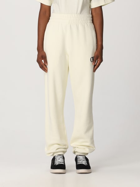 Off-White cotton pants with logo