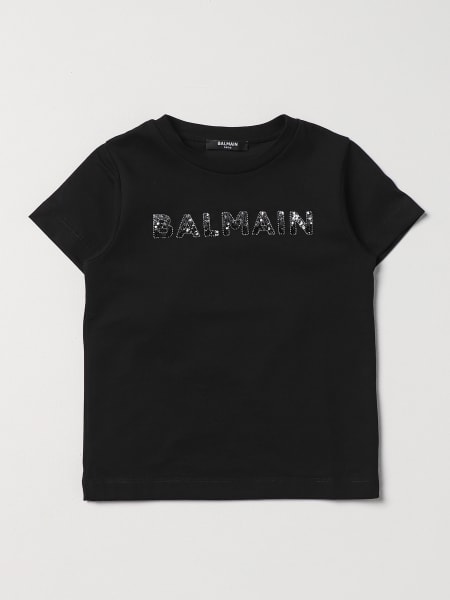 Kids designer clothes: T-shirt boys Balmain Kids