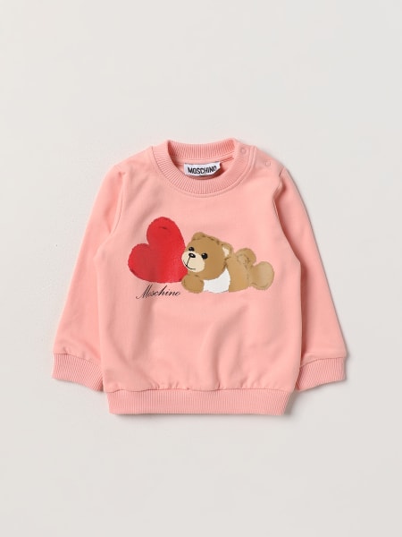 Kids designer clothes: Moschino Baby sweatshirt in stretch cotton