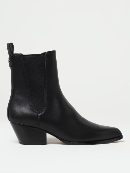 Michael Kors Kinlee leather ankle boots with monogram