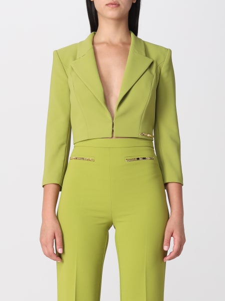 Elisabetta Franchi crepe blazer