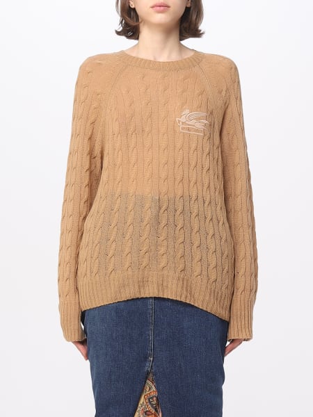 Etro sweater in cashmere with tricot workmanship