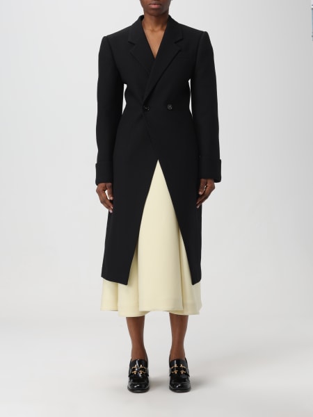 Bottega Veneta double-breasted coat in wool blend