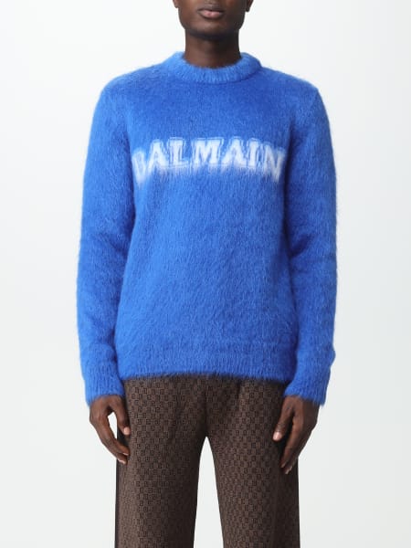 Men's Balmain: Balmain sweater in Mohair wool