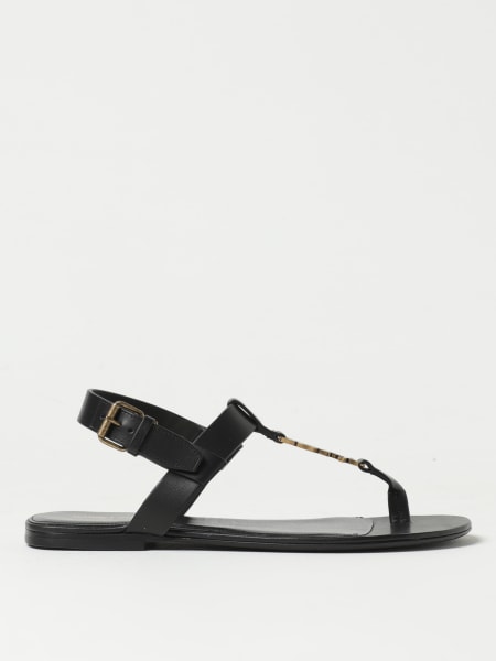 Saint Laurent Cassandre leather sandals