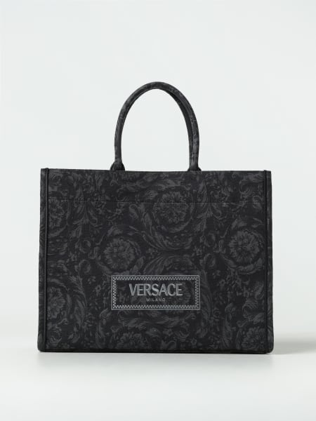 Borsa Versace in cotone jacquard