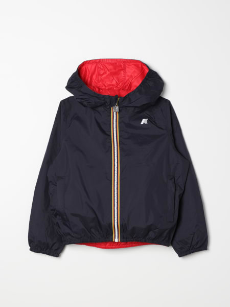 K-Way: Giacca a vento con cappuccio reversibile K-way