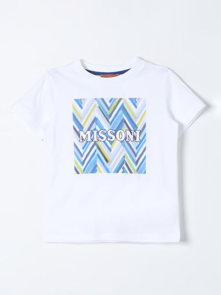 Kids designer clothes: T-shirt boys Missoni