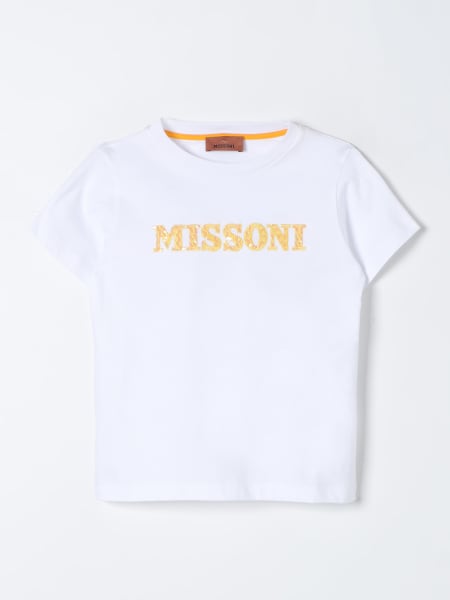 T-shirt bambina: T-shirt di cotone con logo Missoni