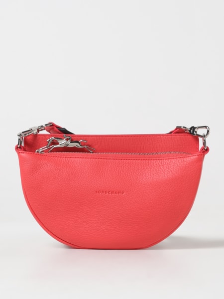 Borsa Smile S Longchamp in pelle a grana con tracolla