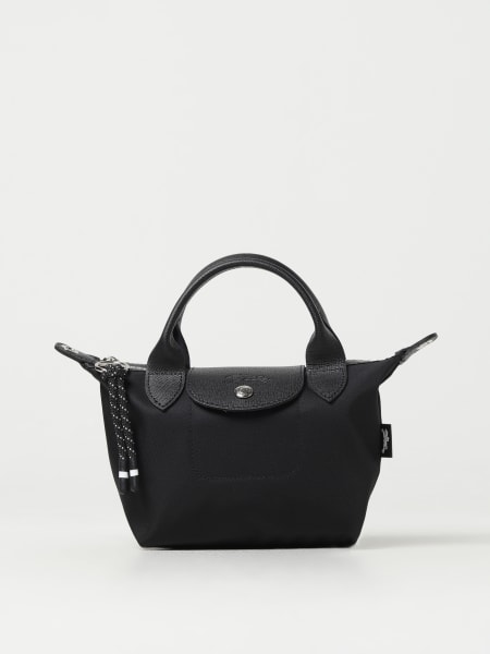 Longchamp Le Pliage Energy XS bag in recycled nylon and grained leather