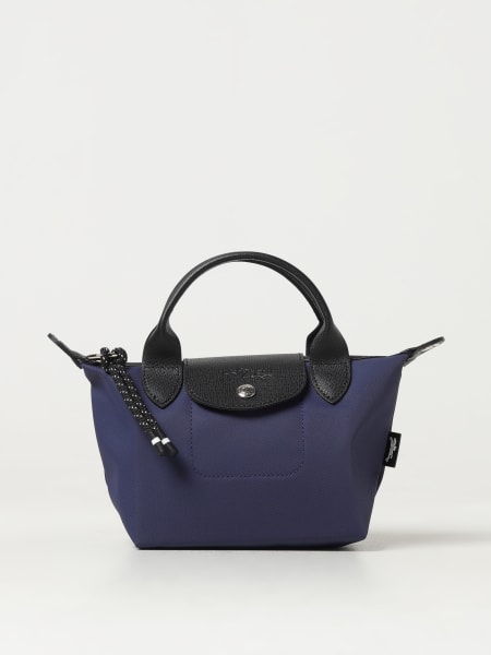 Longchamp Le Pliage Energy XS bag in recycled nylon and grained leather