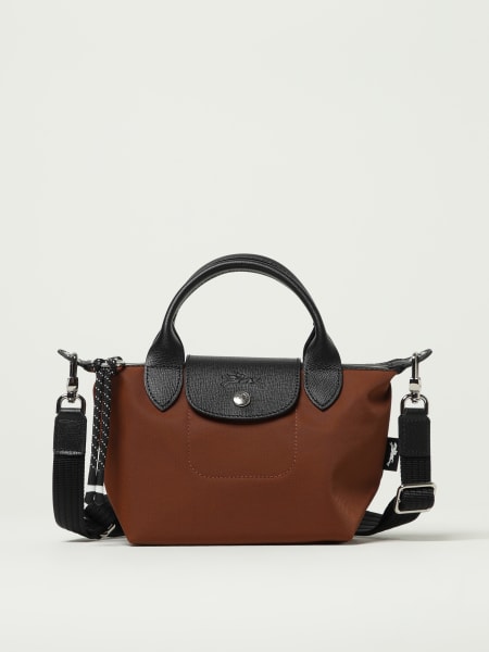 Borsa Le Pliage Energy XS Longchamp in nylon riciclato e pelle a grana