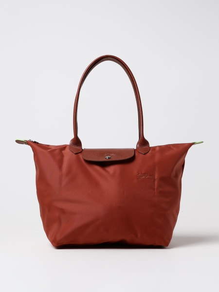 Designer purses: Longchamp Le Pliage recycled nylon and leather bag