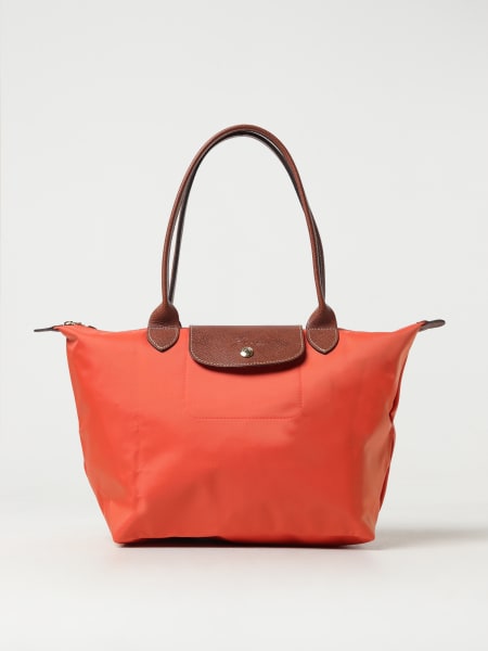 Longchamp Le Pliage bag in nylon and grained leather