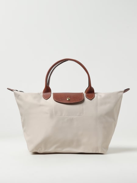 Borsa Le Pliage Original M Longchamp in nylon riciclato e pelle