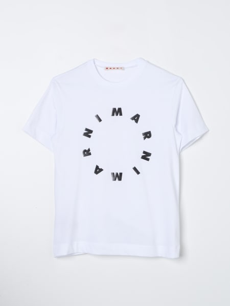 T-shirt bambina: T-shirt di cotone Marni con logo tondo